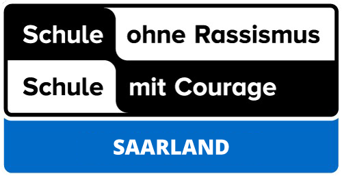 Logo: Schule ohne Rassismus – Schule mit Courage Saarland